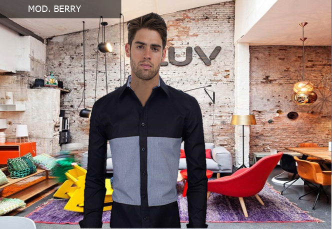Camisa, camisa de caballero modelo MOD. BERRY.